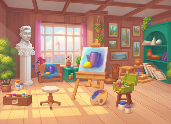 Art studio